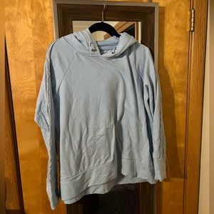 Blue hoodie. Size L.